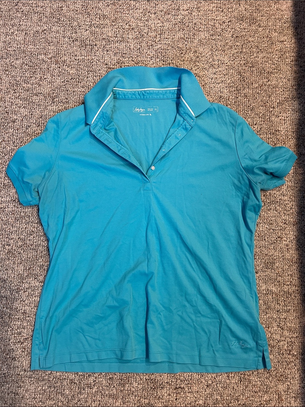 Lady Hagen Turquoise Performance Polo